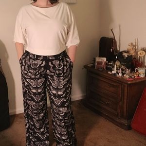 Rare limited edition! Blackmilk lepidoptera wide-legged trousers